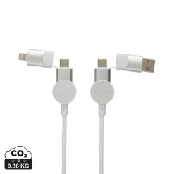 Kabel do ładowania 6 w 1 45W Urban Vitamin Oakland / Biały P302.703