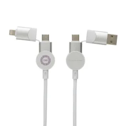 Kabel do ładowania 6 w 1 45W Urban Vitamin Oakland / Biały P302.703