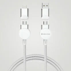 Kabel do ładowania 6 w 1 45W Urban Vitamin Oakland / Biały P302.703