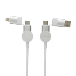 Kabel do ładowania 6 w 1 45W Urban Vitamin Oakland / Biały P302.703
