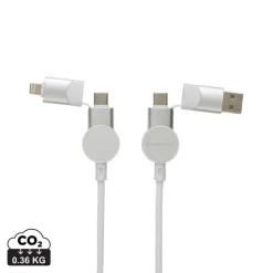 Kabel do ładowania 6 w 1 45W Urban Vitamin Oakland / Biały P302.703
