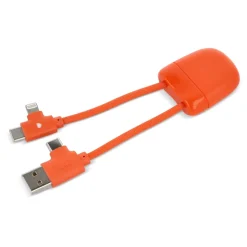 Kabel do ładowania Xoopar ICE-B Multi / Pomarańczowy LT41025-N0026