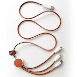 Kabelek 6 w 1 z recyklingu / Recycable / Light Brown IP11059538