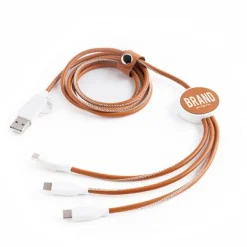 Kabelek 6 w 1 z recyklingu / Recycable / Light Brown IP11059538
