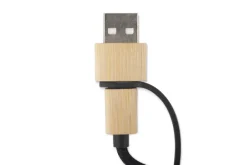 Kabel USB 4 w 1 GLOWIK / Czarny 09187-02