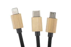 Kabel USB 4 w 1 GLOWIK / Czarny 09187-02