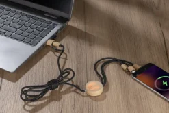 Kabel USB 4 w 1 GLOWIK / Czarny 09187-02