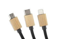 Kabel USB 4 w 1 GLOWIK / Czarny 09187-02