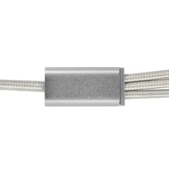 Kabel USB 3 w 1 TALA / Srebrny 09071-00