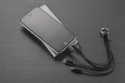 Kabel USB 3 w 1 TAUS / Czarny 09106-02