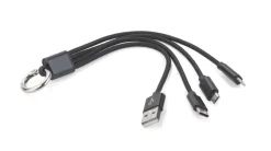 Kabel USB 3 w 1 TAUS / Czarny 09106-02