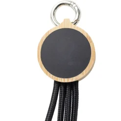 Kabel 4w1 z podświetlanym logo, LH-ZMU05 / Beżowy EG059213