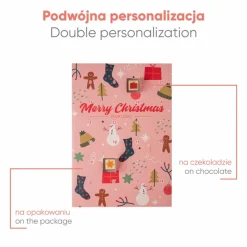 Kalendarz Adwentowy Choco Logo Print / Wielokolorowy S0090P/XM