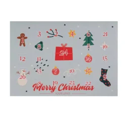 Kalendarz Adwentowy 24+Logo Print / Wielokolorowy S0583P/XM