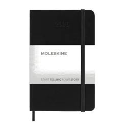 Kalendarz MOLESKINE / Czarny VM296-03/2024