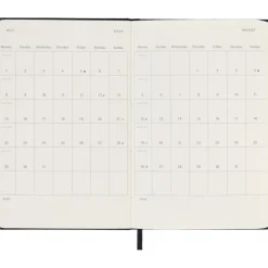 Kalendarz MOLESKINE / Czarny VM296-03/2024