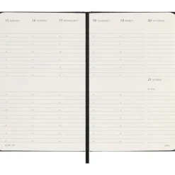 Kalendarz MOLESKINE / Czarny VM296-03/2024