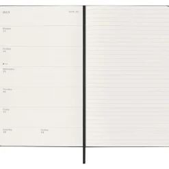 Kalendarz MOLESKINE / Czarny VM399-03/2025