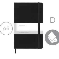 Kalendarz MOLESKINE / Czarny VM394-03/2024