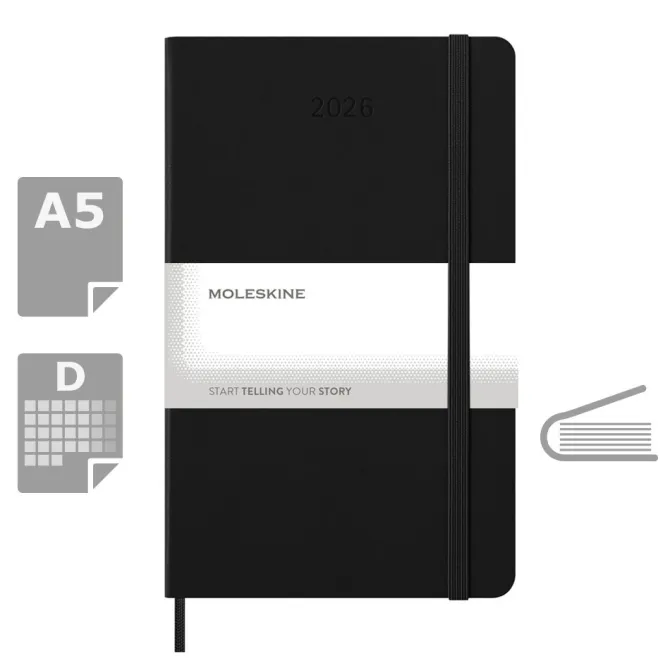 Kalendarz MOLESKINE / Czarny VM394-03/2027