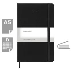 Kalendarz MOLESKINE / Czarny VM394-03/2026