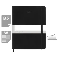 Kalendarz MOLESKINE / Czarny VM396-03/2025
