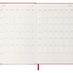 Kalendarz MOLESKINE / Czerwony VM399-05/2026