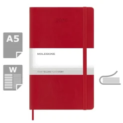 Kalendarz MOLESKINE / Czerwony VM398-05/2027