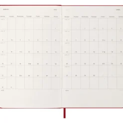 Kalendarz MOLESKINE / Czerwony VM394-05/2027