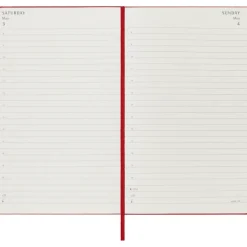 Kalendarz MOLESKINE / Czerwony VM394-05/2025