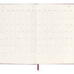 Kalendarz MOLESKINE / Czerwony VM394-05/2025