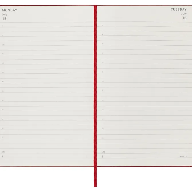 Kalendarz MOLESKINE / Czerwony VM394-05/2024