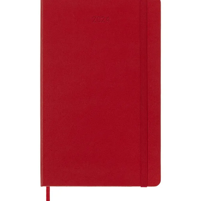 Kalendarz MOLESKINE / Czerwony VM394-05/2024