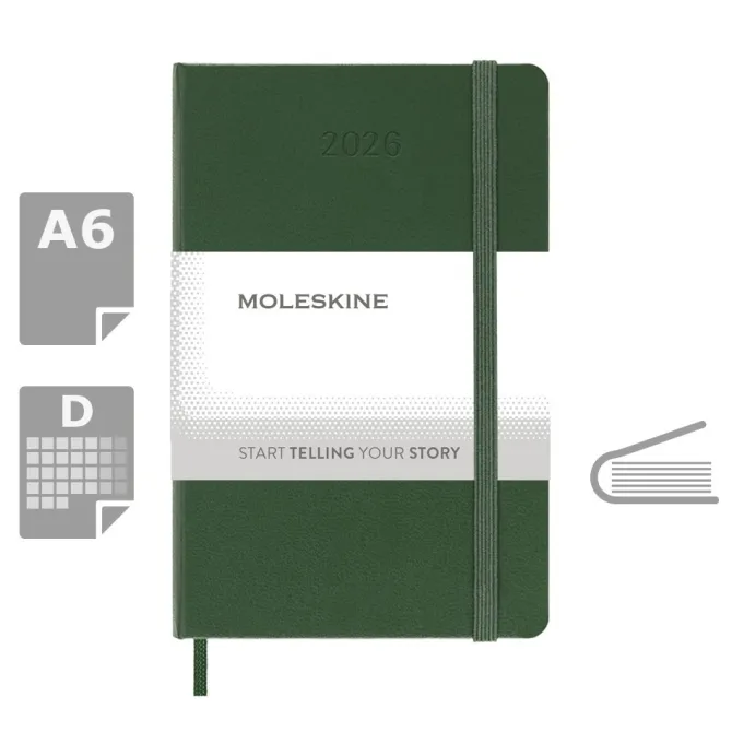 Kalendarz MOLESKINE / Khaki VM292-25/2026