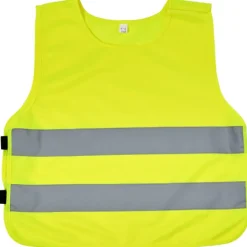Kamizelka bezpieczeństwa Marie z zapięciem na rzepy dla dzieci w wieku 7-12 lat / Neonowy żółty 12202300