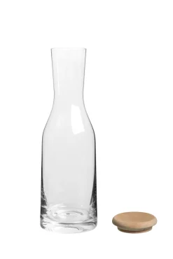 Karafka kryształowa 1,2l z drewnianym korkiem Vanilla Season / Przezroczysty H1200300ZH1