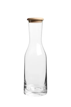 Karafka kryształowa 1,2l z drewnianym korkiem Vanilla Season / Przezroczysty H1200300ZH1