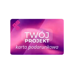 Karta plastikowa podarunkowa / Wielokolorowy PLK01