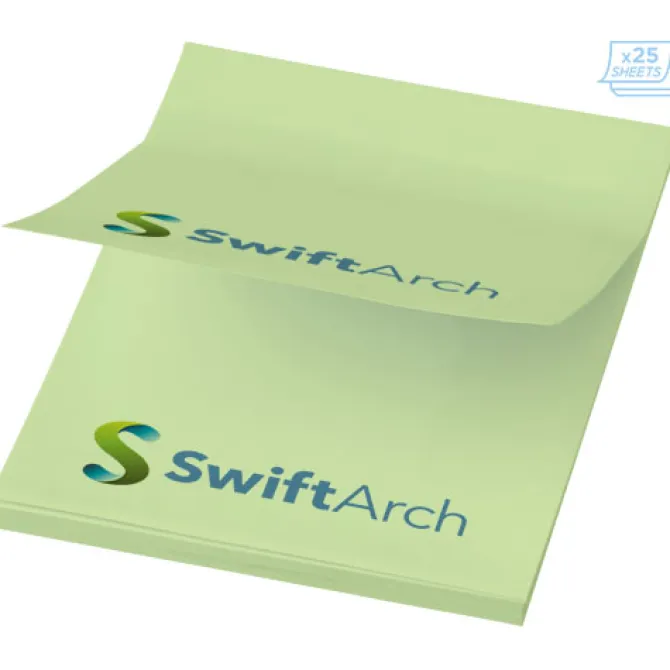 Karteczki samoprzylepne Sticky-Mate® 75x75 / Zielony miętowy 21093034