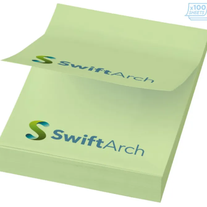 Karteczki samoprzylepne Sticky-Mate® 75x75 / Zielony miętowy 21093034