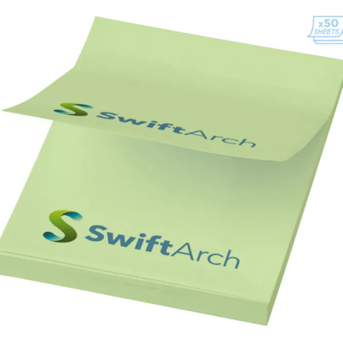Karteczki samoprzylepne Sticky-Mate® 75x75 / Zielony miętowy 21093034