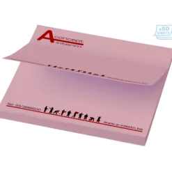 Karteczki samoprzylepne Sticky-Mate® 75x75 / Jasnoróżowy 21093042