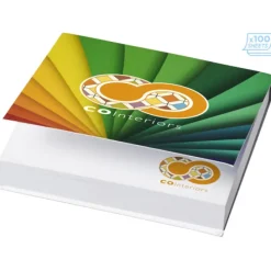 Karteczki samoprzylepne Sticky-Mate® 75x75mm w miękkiej okładce / Biały 21098002