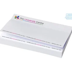Karteczki samoprzylepne Sticky-Mate® A7 100x75mm w miękkiej okładce / Biały 21099001