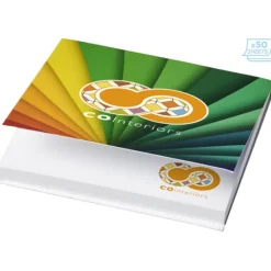 Karteczki samoprzylepne Sticky-Mate® 75x75mm w miękkiej okładce / Biały 21098004
