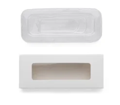 Kartonik do pamięci z małą wytłoczką / Biały 44501