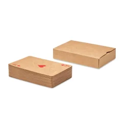 Karty do gry z recyklingu / Beżowy MO6201-13