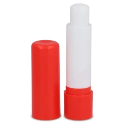 Klasyczny balsam do ust w sztyfcie wykonany z materiałów z recyklingu / Ecru / czerwony LT90485-N5421