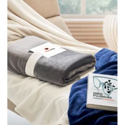 Koc polarowy RPET 280 gr/m² / Ciemno szary MO6804-15