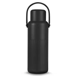 Kolba termiczna Sagaform Theo (z recyklingu) 1 L / Czarny LT52136-N0002